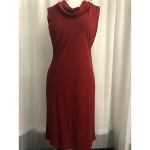 Ann Taylor Loft Women's Dress Red Wine Knit Size Med NWOT